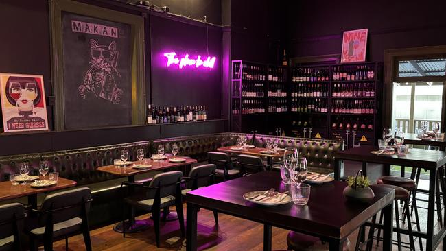 The interior of the Makan Wine Bar. Picture: Supplied