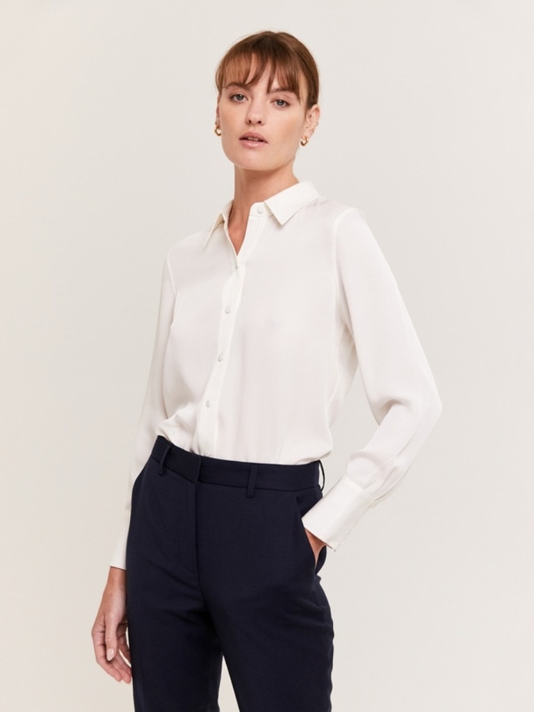 16 Best White Button-Up Shirts For Women In 2024