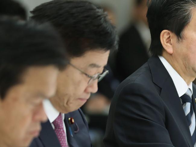 Katsunobu Kato says Japan is deeply concerned about the tariffs. Picture: AFP