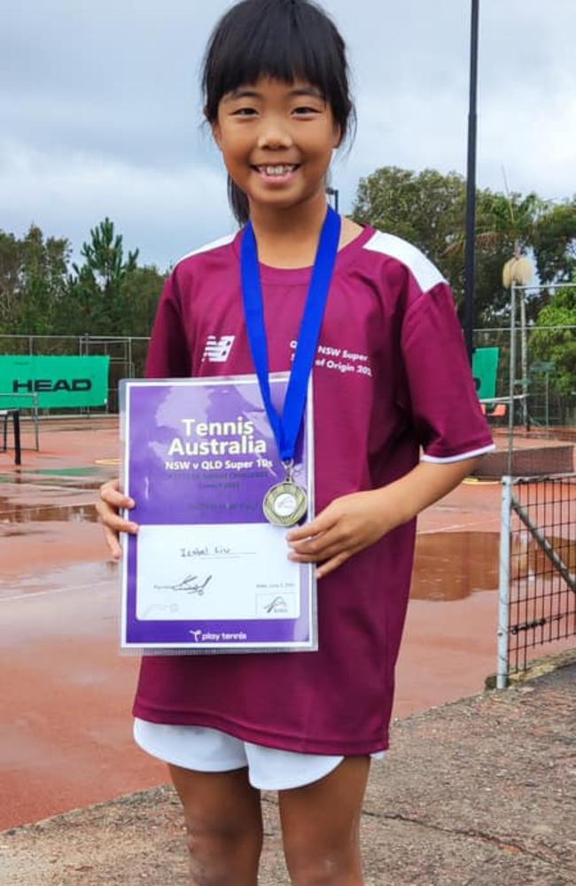 Sunshine Coast tennis star Isabel Liu.