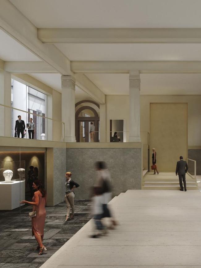 A grand lobby is part of plans for the former Land Titles Office.