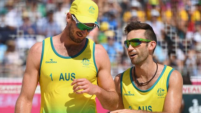 Christopher McHugh and Damien Schumann. Picture: Getty Images.