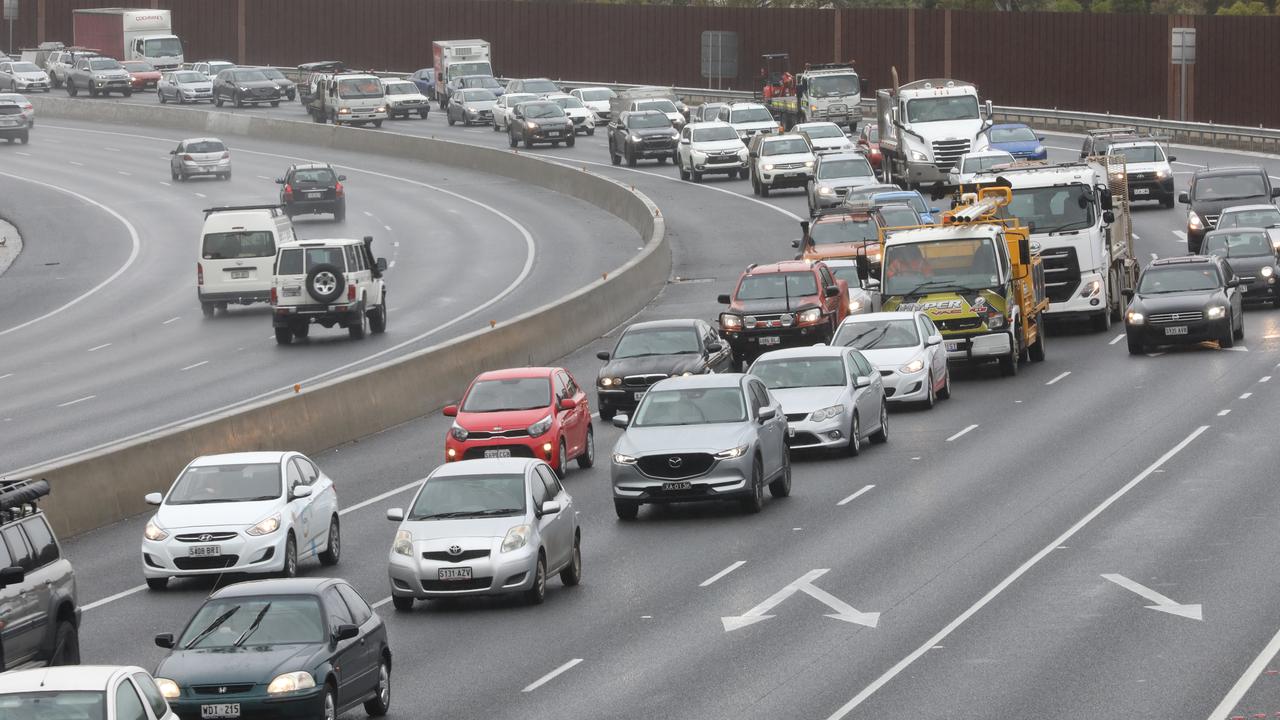 Traffic on the Southern Expressway. Picture: File