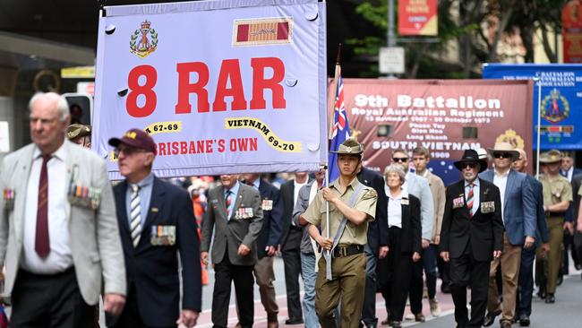 Brisbane 2023 Anzac Day parade. Photo by Dan Peled/Getty Images