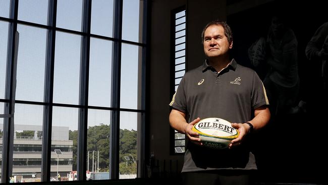 New Wallabies coach Dave Rennie is locked into coming to Australia. Picture: Nikki Short