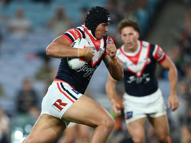 NRL 2024 RD27 South Sydney Rabbitohs v Sydney Roosters - De La Salle Va'a, debut