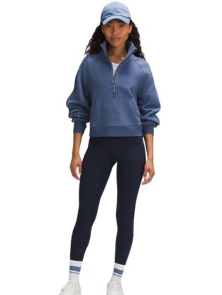 Scuba Size Funnel-Neck Half Zip Sweat. Picture: Lululemon