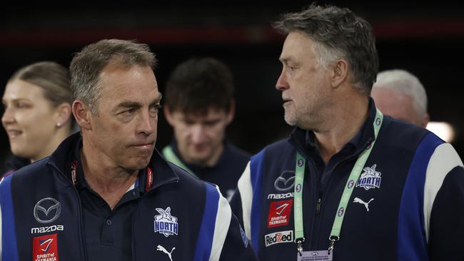 Kangaroos president Sonja Hood says coach Alastair Clarkson and football boss Todd Viney are the right people to take the club forward. Picture: Daniel Pockett / Getty Images