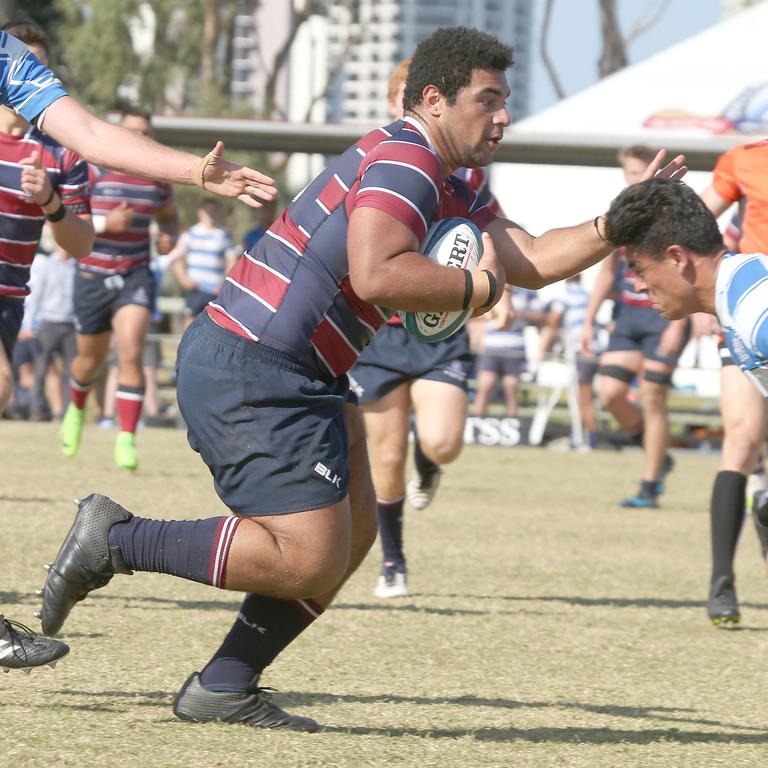 Nonggorr during his debut First XV season in 2017. Picture Mike Batterham