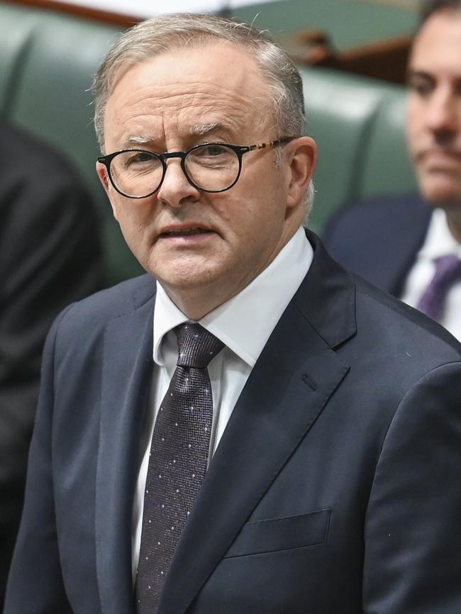 Prime Minister Anthony Albanese has been dealt a huge blow with the delay of his housing fund. Picture: Martin Ollman