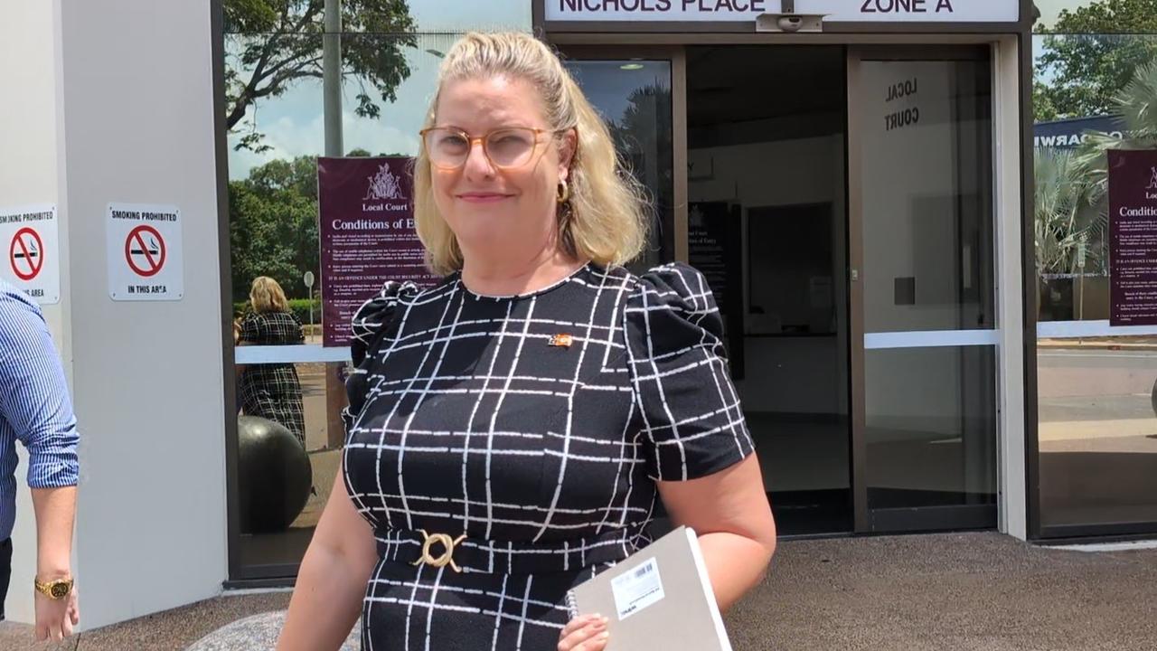 NT Attorney-General Marie-Clare Boothby made a surprise visit to the Darwin Local Court on Wednesday, January 1. Picture: Zizi Averill