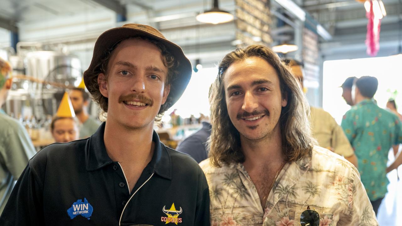 Rory Coman and Dylan Pappalardo at Tiny Mountain's third birthday. Picture: Supplied