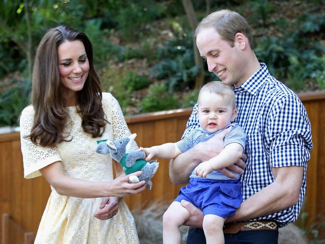 Prince George, who visited Taronga Zoo in 2014, also inspired parents. Picture: Chris Jackson/Getty Images