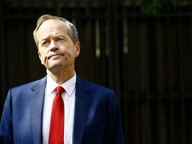 Opposition Leader Bill Shorten yesterday / Picture: John Appleyard