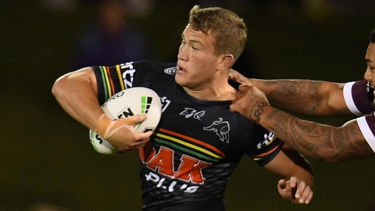 Panthers hooker Mitch Kenny didn’t want to leave the club despite Api Koroisau’s arrival. (AAP Image/Dean Lewins)