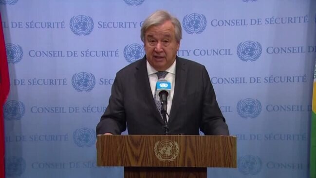 UN chief 'shocked' to be accused of 'justifying' Hamas attacks