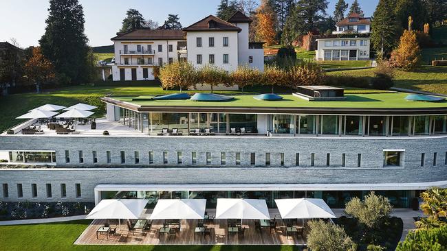 The luxurious Clinique La Prairie health resort in Switzerland.