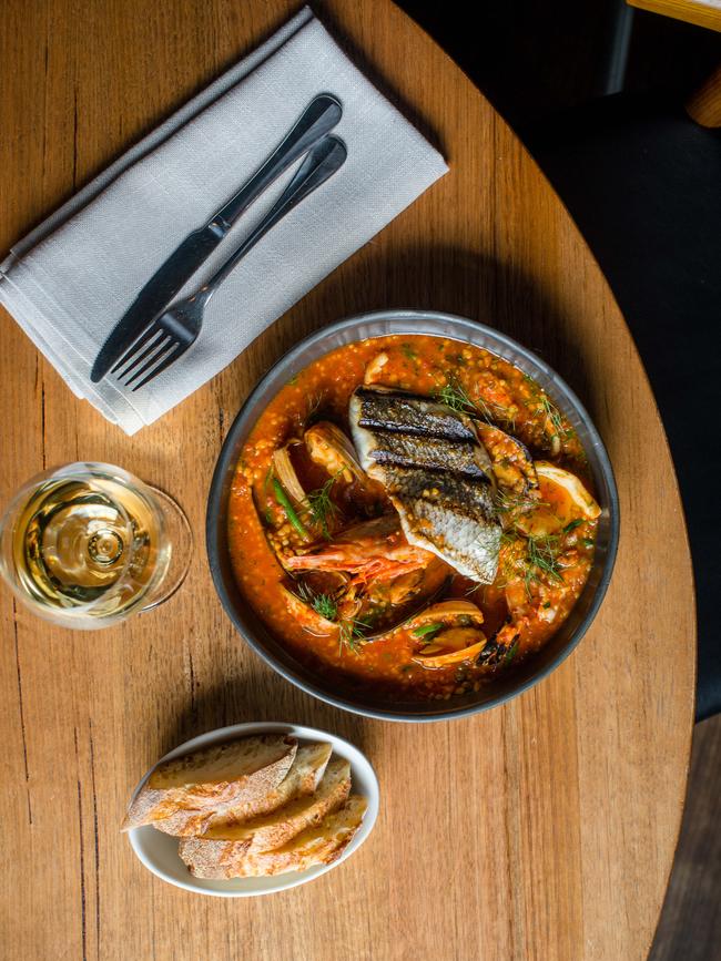 Sardinian fish stew. Picture: Eugene Hyland