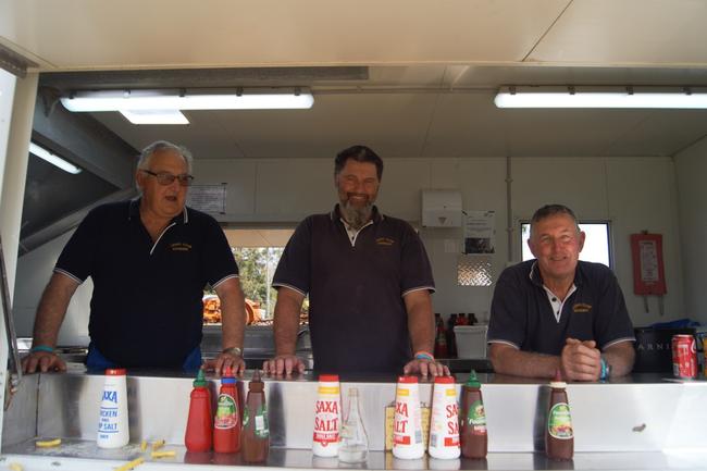 Barry, Phil and Don from the Goomeri Lions Club at Queensland Heritage Rally