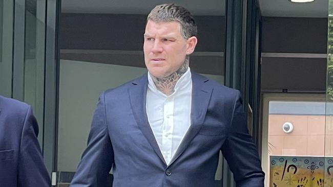 Former Australian rugby league and Sharks player Josh Dugan was sentenced in court on July 7. Picture: Ashleigh Tullis