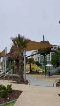 Mooloolaba cafe owner expresses concern over new park.