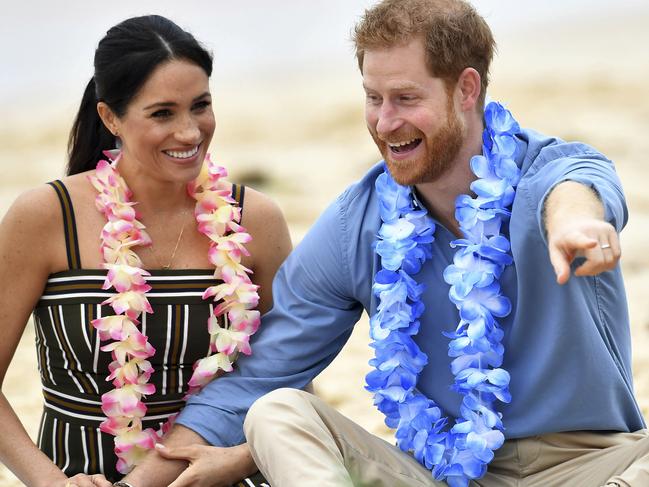 The normally cool crowd at Bondi beach were caught up by Royal fever.