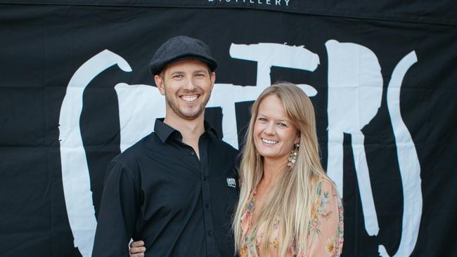 Chris and Nicola Fraser started Critters distillery in Woolgoolga. Picture: Elize Strydom