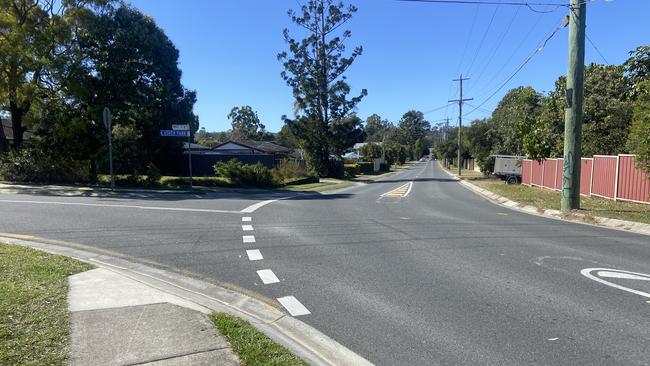 Rose St and Allamanda Drive at Daisy Hill, where police allege a pedestrian, who later died, was deliberately struck.