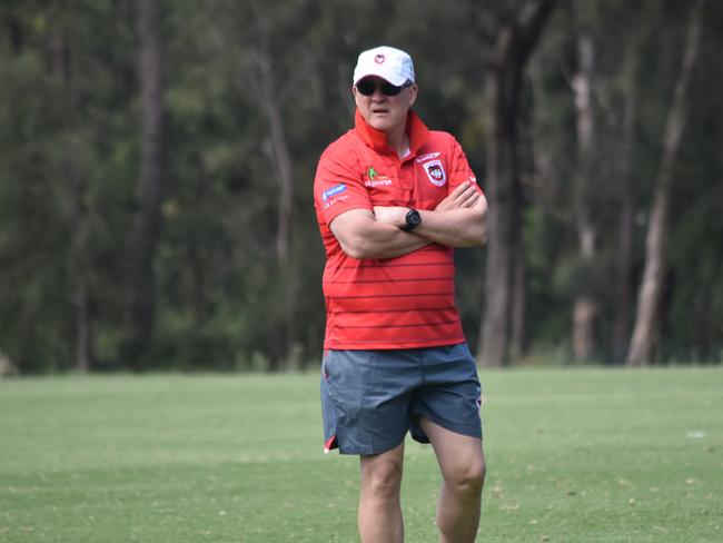George Illawarra Dragons coach Anthony Griffin at training. Picture Dragons Media