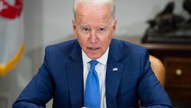 US President Joe Biden in Washington on Monday. Picture: AFP