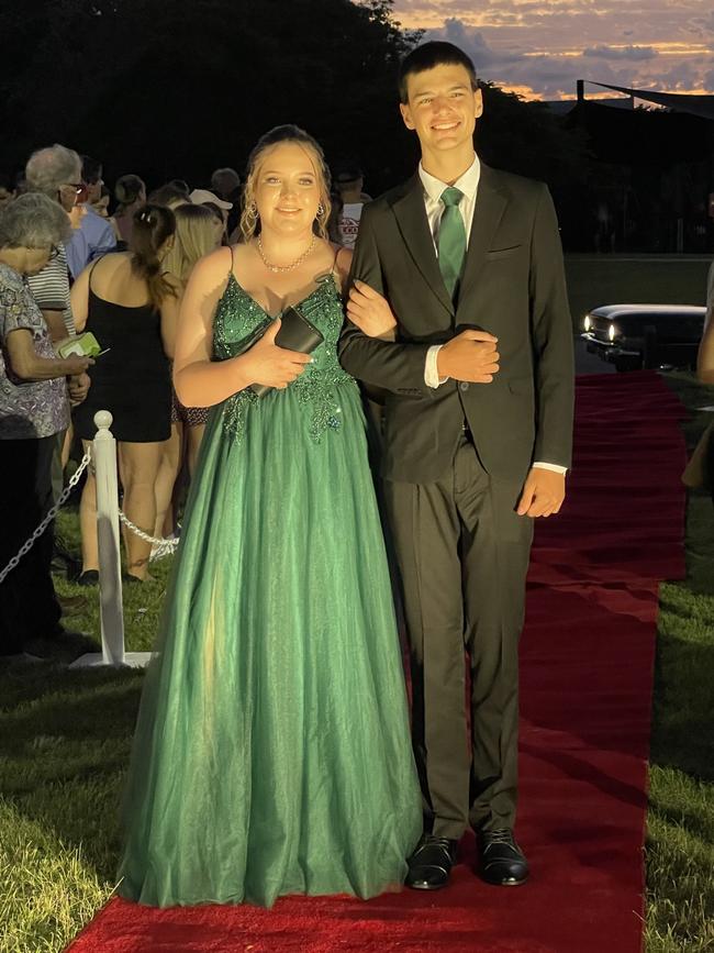 Aldridge State High School students celebrate their formal.