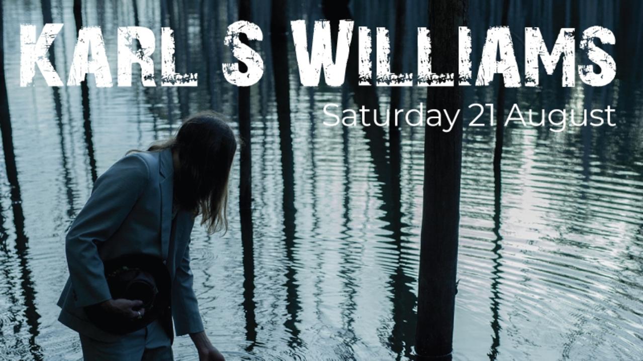 Singer, songwriter, multi-instrumentalist, visual artist and poet, Karl S Williams is performing at The Pavilion next month.