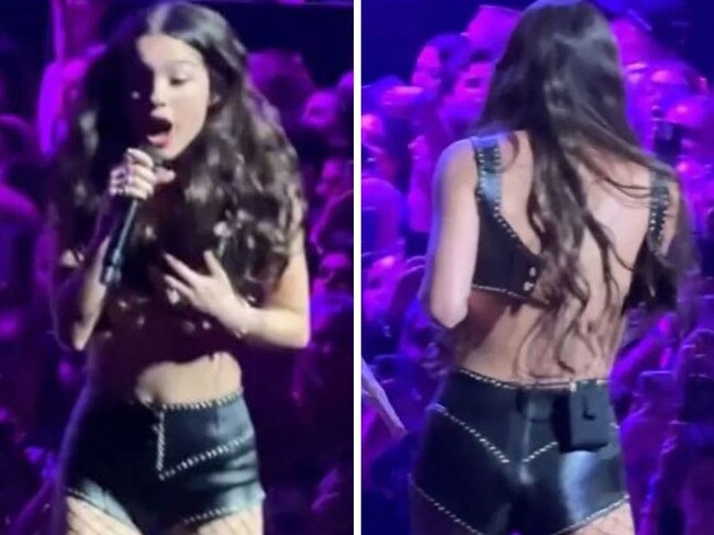 Olivia Rodrigo suffers wardrobe malfunction