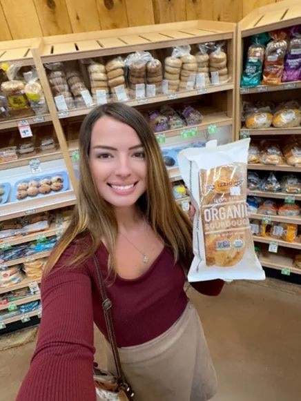 Texas woman Shayna Turbovsky stocked up on supplies, saying she’d ‘rather be overprepared than scared’. Picture: Supplied