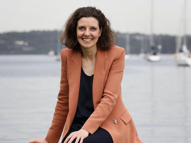 Allegra Spender will run as an independent candidate against federal Liberal MP Dave Sharma in the Sydney seat of Wentworth. Picture: Jane Dempster/The Australian.