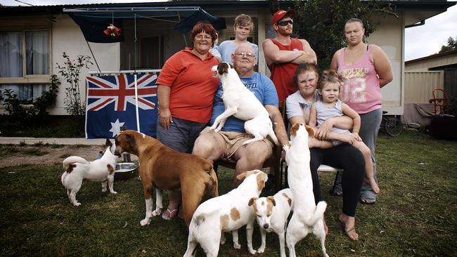 Peta and Ashley Kennedy and family featured on the first series of Struggle Street. Picture: SBS