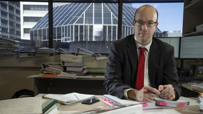 Ben Robertson, Partner at Madison Marcus, is investigating the methods used by the NSW Government cladding taskforce. Picture: Matthew Vasilescu