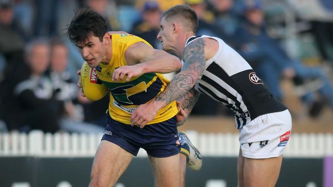 Hamish Hartlett is back after a stint for the Port Magpies in the SANFL. Picture: Dean Martin