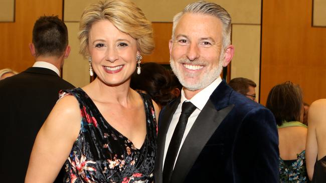 Kristina Keneally with husband Ben. Picture: Nikki Short