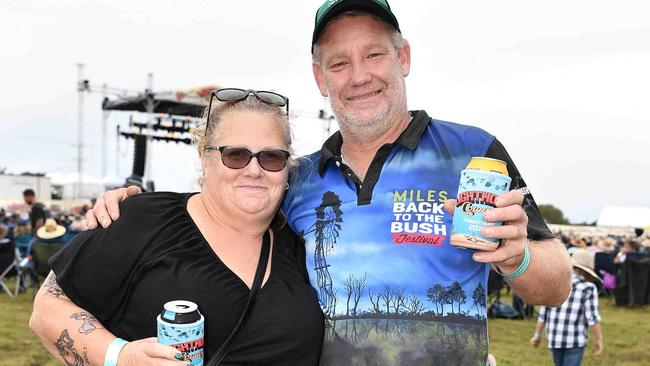 Sue Miller and Adrain Waters at Lighthouse Country Music Festival, Burnett Heads. Picture: Patrick Woods.