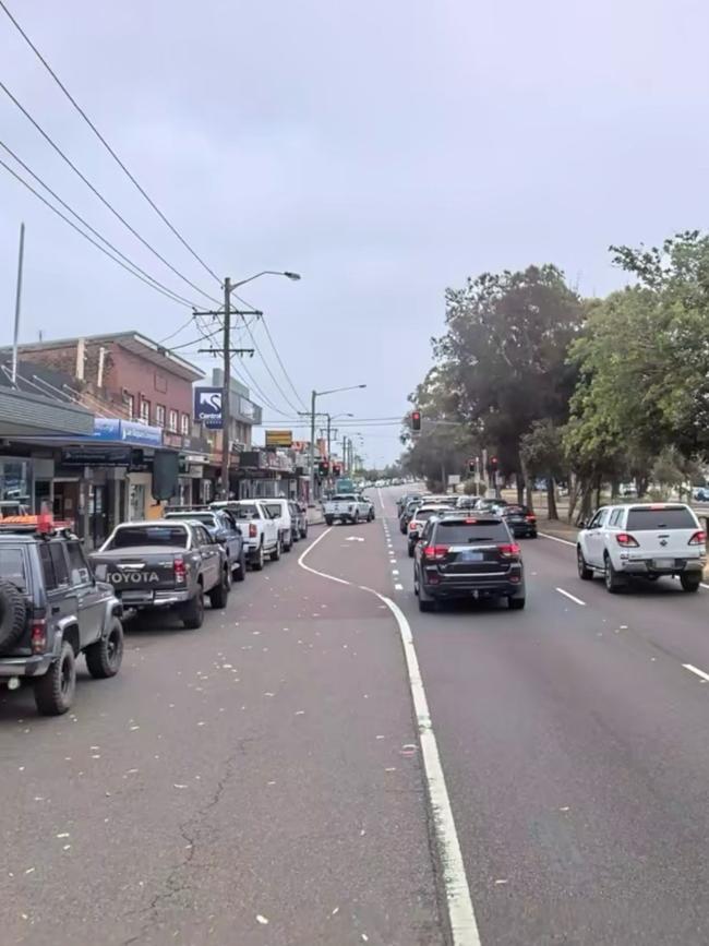 The Pacific Highway tobacconist at Swansea which Cattell hit on January 9, 2024. Picture: Google Maps