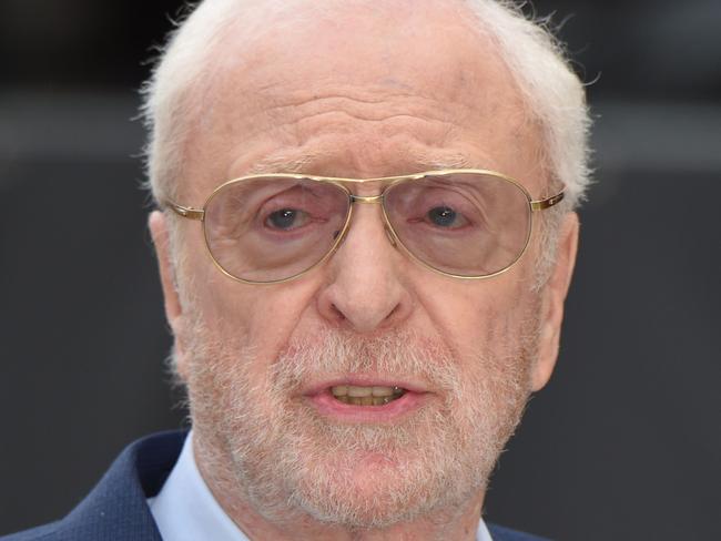 British actor Michael Caine poses on the red carpet for the world premiere of King of Thieves in central London on September 12, 2018. (Photo by Anthony HARVEY / AFP)