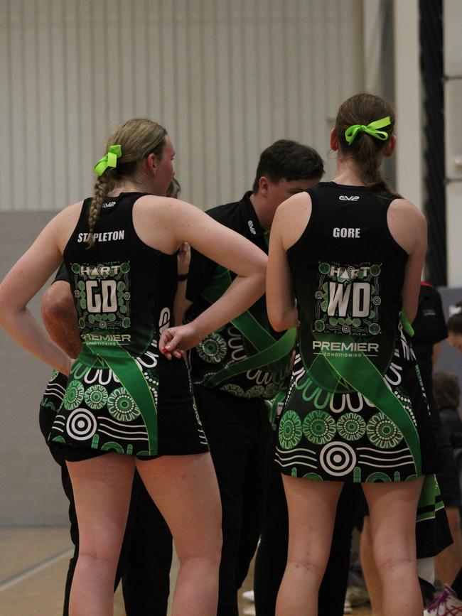 HART Sapphire Series round 1 2024 (Ruby) Darling Downs Panthers v Bond University Bull Sharks Netball