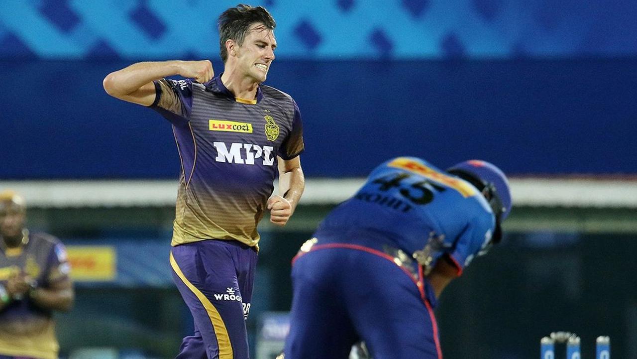 Pat Cummins is playing with the Kolkata Knight Riders in the Indian Premier League.