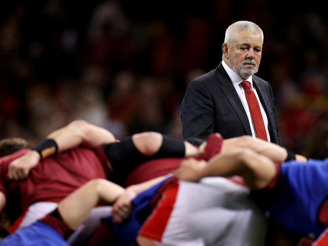 Warren Gatland’s Wales team will meet Queensland in July. Picture: Richard Heathcote/Getty Images