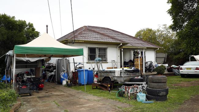 A hoarder’s piles of possessions nearly killed her at Delamere St in Canley Vale. Picture: Sam Ruttyn