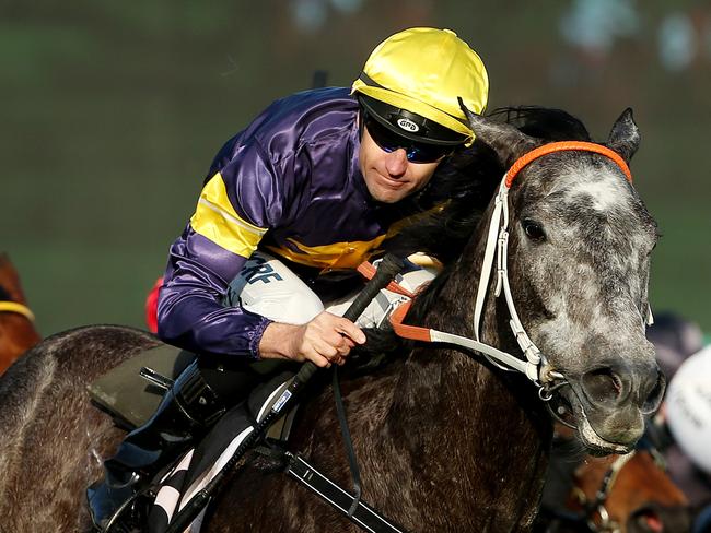 Horse Racing at Flemington, Race 8 - Bobbie Lewis Quality 1200m, Dwayne Dunn onboard Chautauqua wins, 13th September 2014. Picture : Colleen Petch.