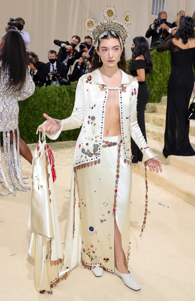 Lorde at the 2021 Met Gala. Picture: Theo Wargo/Getty Images