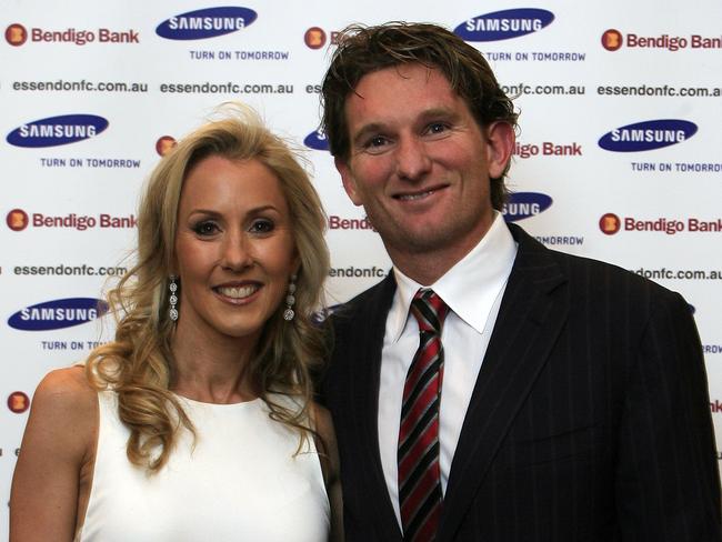 James Hird and wife Tania