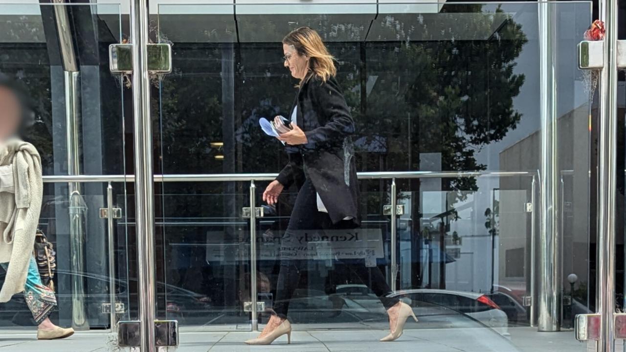 Samantha Stubbs, 38, outside Toowoomba Courthouse on Wednesday October 9, 2024. Picture: Chronicle.